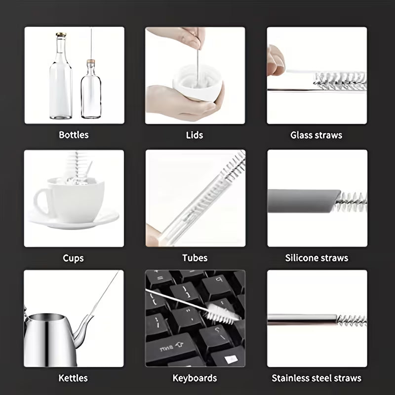 8 Pcs Set Cleaning Brushes