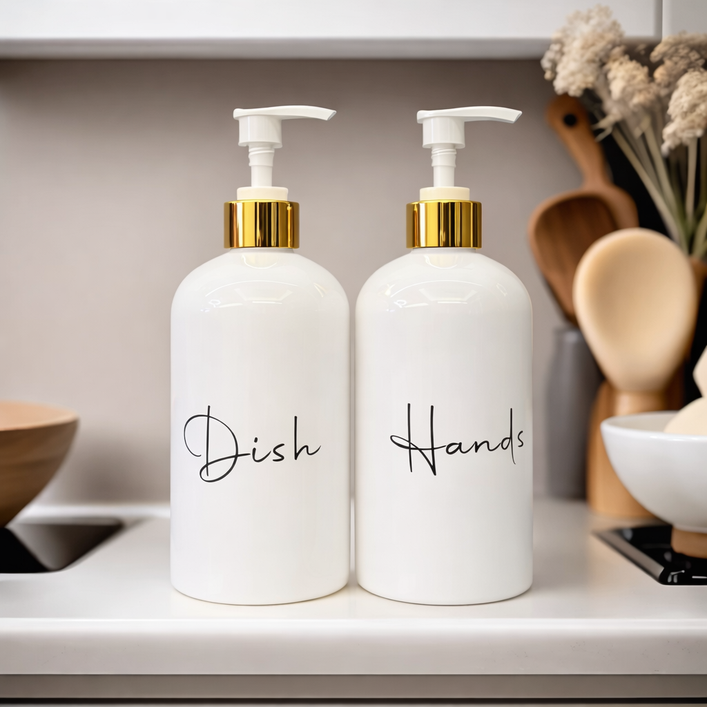 2Pcs Refill Dispenser bottles