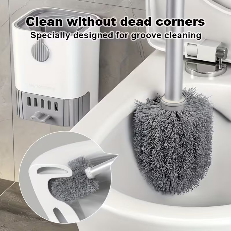 Toilet Brush With Holder Set