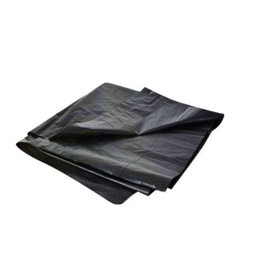 60L Black Solid Rubbish Bags X 50 Bags in Pack