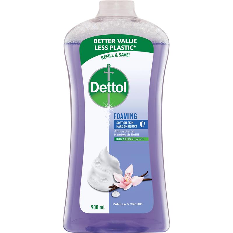 Dettol Foam Hand Wash / Vanilla & Orchid / 900ml